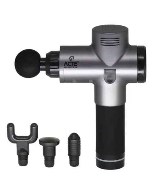 Pistola Massageador Profissional Massage Gun Preto R16-P - Acte