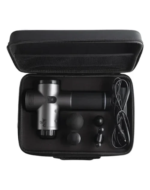 Pistola Massageador Profissional Massage Gun Preto R16-P - Acte