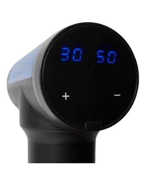 Pistola de massagem elétrica profissional 30 Velocidades Azul/Preto - Alux