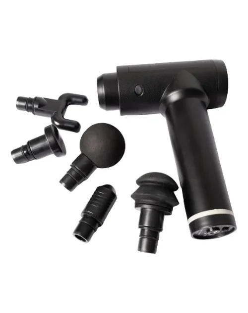 Pistola de massagem elétrica profissional 30 Velocidades Preto - Alux