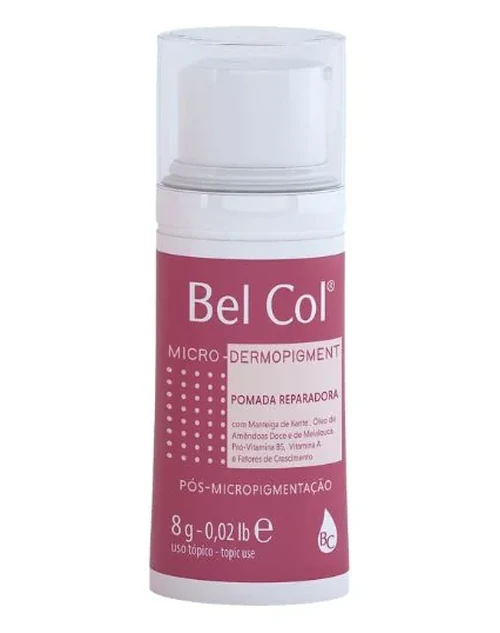 Pomada Reparadora Home Care Micropigmentação 8g - Bel Col