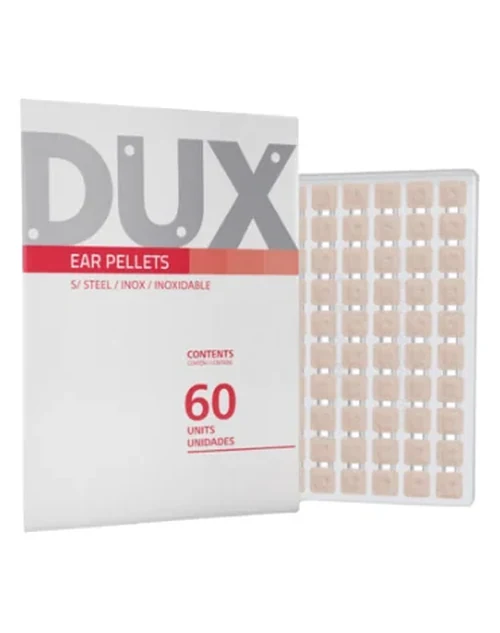 Ponto Inox para Auriculoterapia - Micropore Quadrado - 60un - DUX