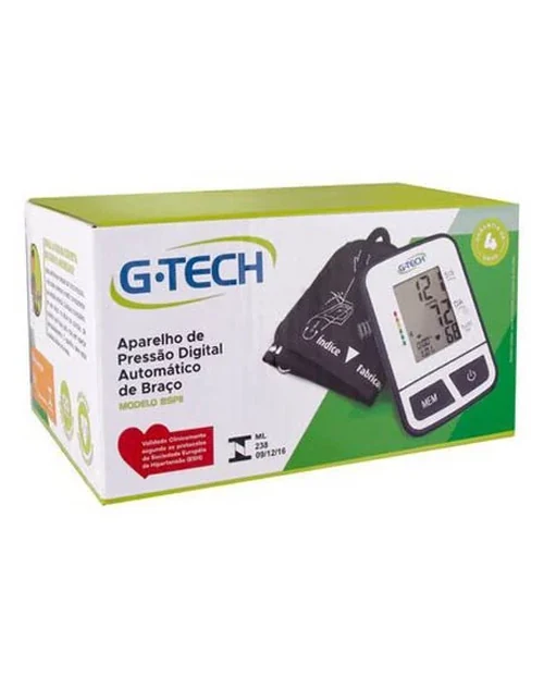 Aparelho de Pressão Digital Automático de Braço - G-Tech