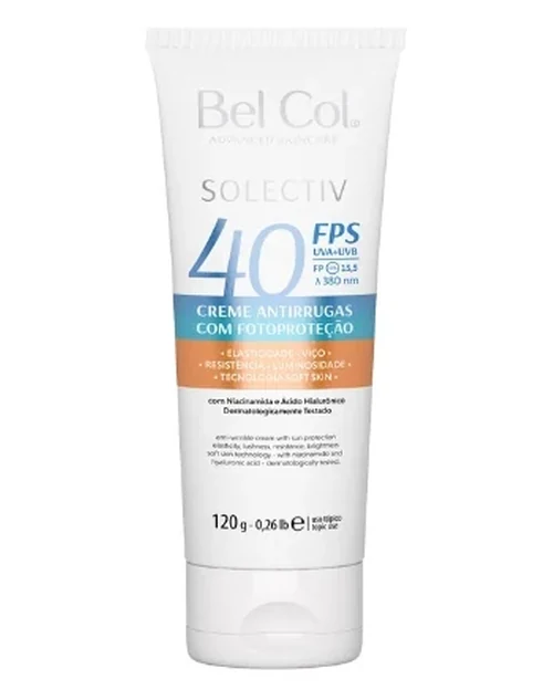 Protetor Solar Solectiv Antirrugas FPS 40 - 120G - Bel Col