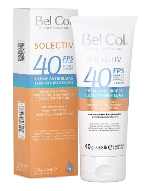 Protetor Solar Solectiv Antirrugas FPS 40 - 40G - Bel Col