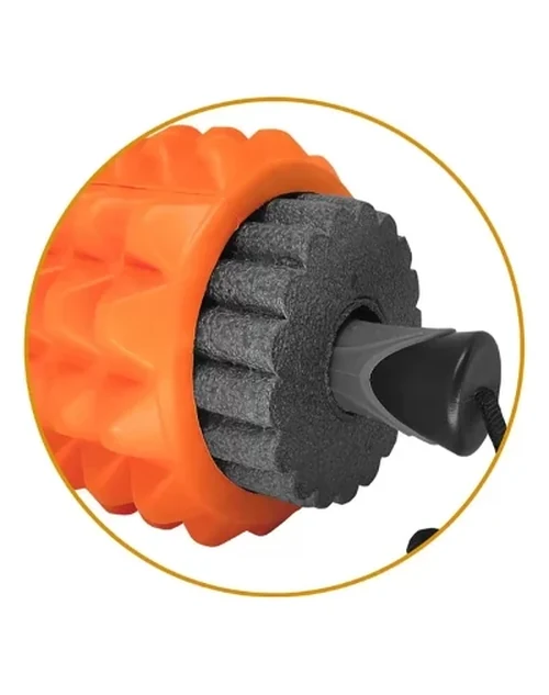 Rolo de Liberação Miofascial 3x1, Com Ranhuras, Bastão de Massagem, Rolo de Massagem, T226 - Acte