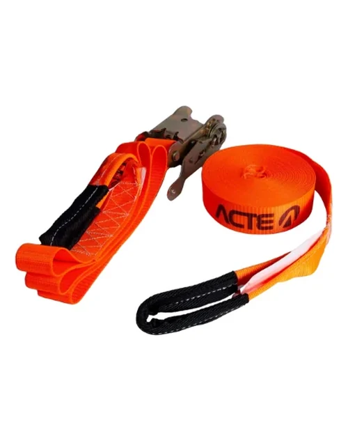 Slackline 10 Metros Laranja T123 - Acte