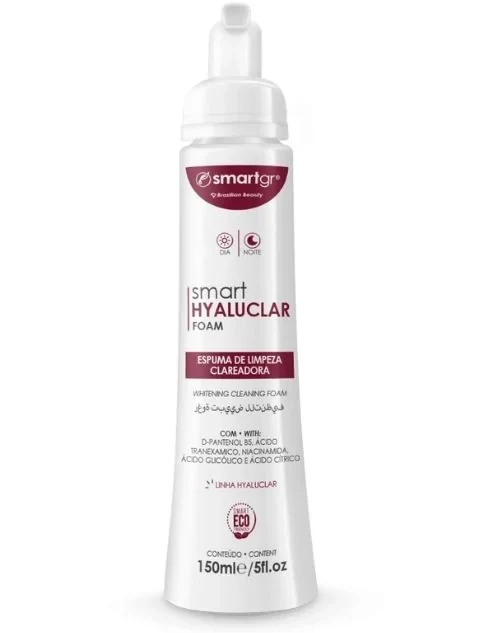 Smart Hyaluclar Foam - Espuma de Limpeza Clareadora - 150 ml - Smart GR