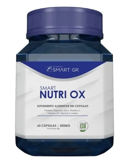 Smart NUTRI OX - Suplemento alimentar em cápsulas - Antioxidante - SMART GR