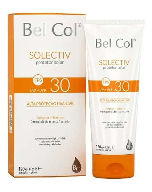 Solectiv FPS 30 – Protetor Solar 120g - Bel Col
