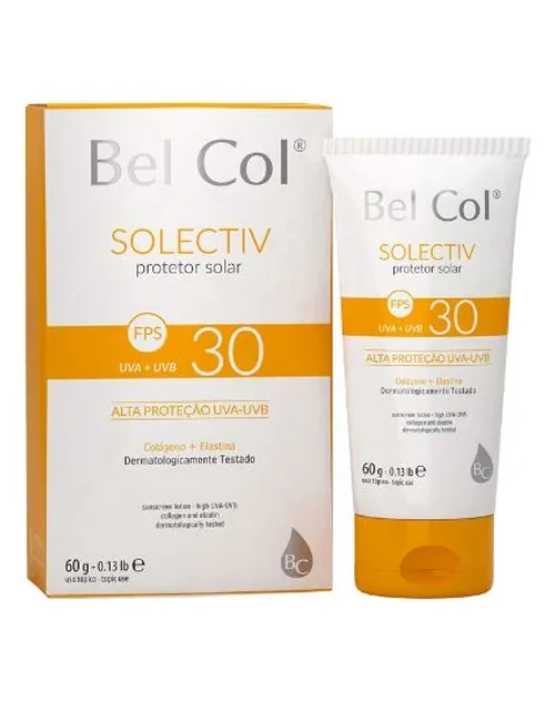 Solectiv FPS 30 – Protetor Solar 60g - Bel Col