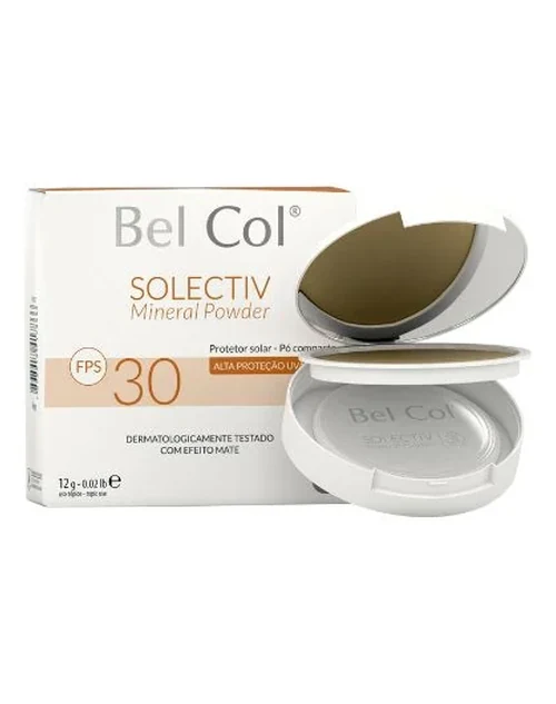 Solectiv Mineral Powder Marfim- Pó Compacto FPS30 -12 g - Bel Col