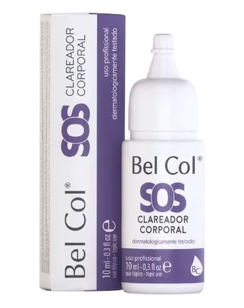 SOS Clareador Corporal – Fluido Concentrado – 10ml - Bel Col
