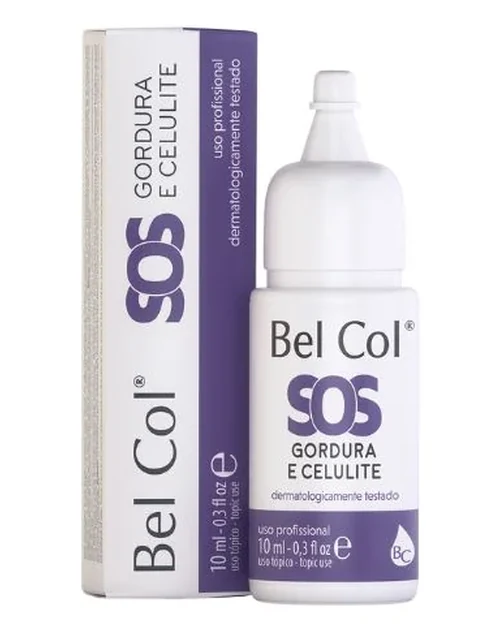 SOS Gordura Localizada e Celulite – Fluido Concentrado – 10ml - Bel Col