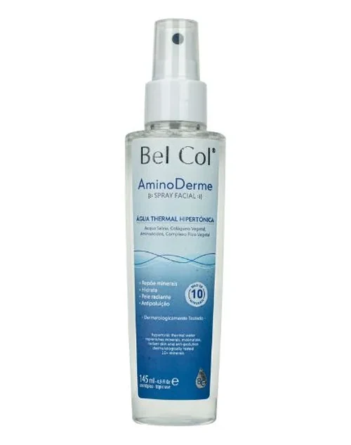 Spray Facial AminoDerme – Água Thermal Hipertônica – 145ml - Bel Col