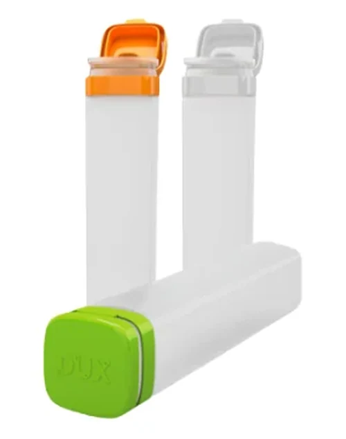 Tubos Organizadores Laranja, Branco e Verde - DUX
