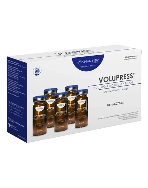 Volupress - Fluido facial anti-age - 5 Frascos de 8 ml - Smart GR