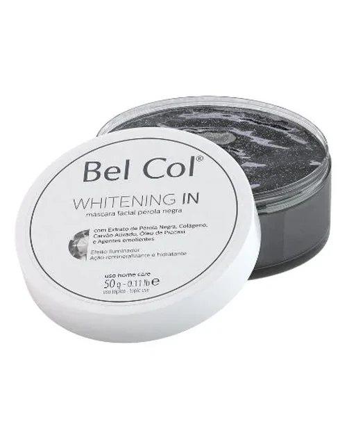 Whitening IN – máscara de pérola negra – 50 g - Bel Col