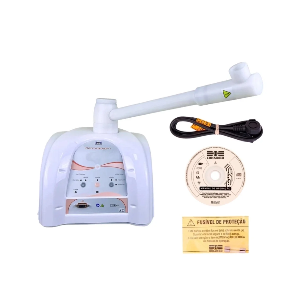 Dermosteam 220v sem led V3.0 - Vapor de Ozônio - Ibramed