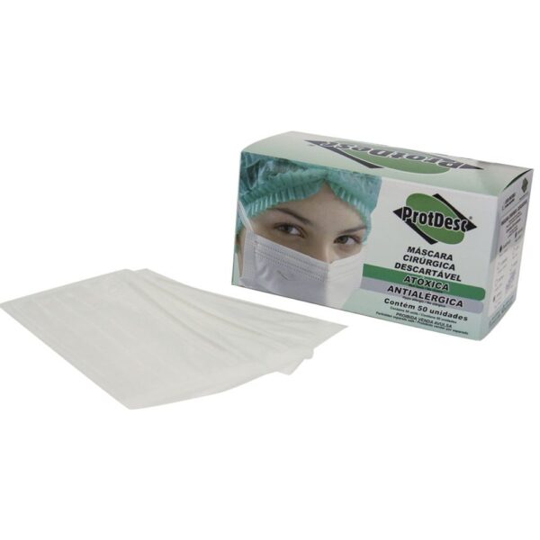 Mascara Tripla Elastico Branca C/50 Un - Protdesc