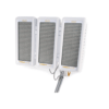 Painel Led KLD - 03 Abas Tricolor - Vermelho 630nm + Azul 470nm + Infravermelho 850nm - Para Hygialux
