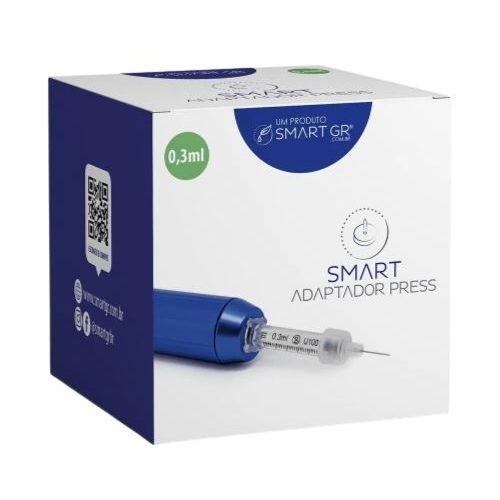 Adaptador 0,3ml Para Smart Press Caneta Pressurizada Para Mesoterapia e Intradermoterapia - Caixa com 10 un - Smart GR