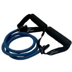 Elástico extensor de latéx médio azul - Mundo Fisio