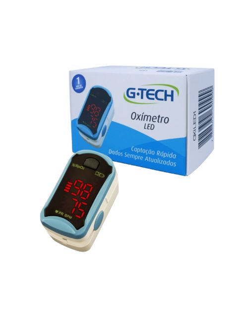 Oxímetro de Dedo - Adulto LED- G-Tech