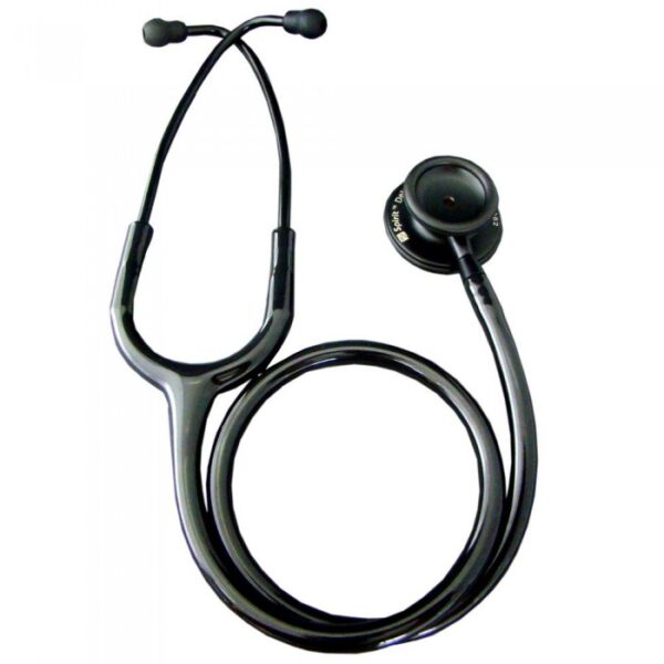e6ede75b274fadaa1db4018fce0ad67f.jpg ESTETOSCOPIO PROFISSIONAL ADULTO PRETO - SPIRIT - MACROSUL