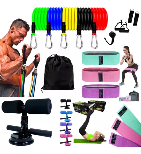 Kit Ginastica Treinamento Equipe Academia Completa Em Casa